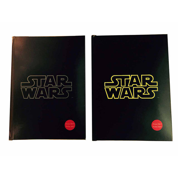 Cahier Lumineux Star Wars - Logo Jaune