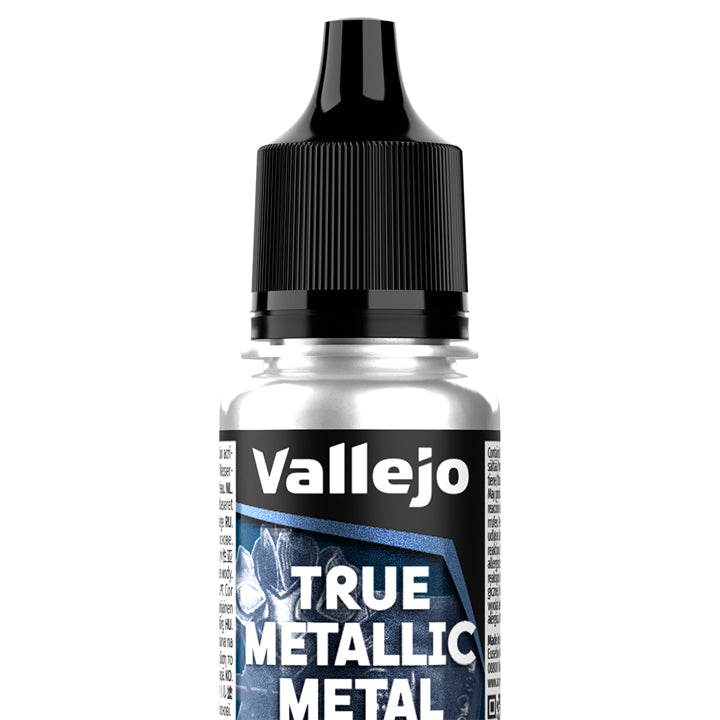 Vallejo - True Metallic Metal - Light - Argent - Réf : 77101