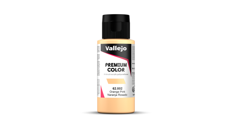 Vallejo - Premium Opaque - Orange Pink - Rose Orangé 60 ml - Réf : 62002