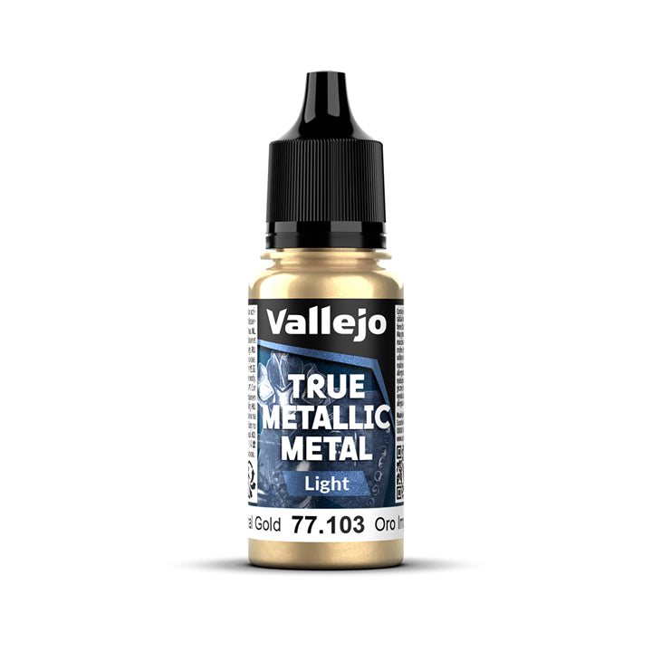Vallejo - True Metallic Metal - Light - Or impérial - Réf : 77103