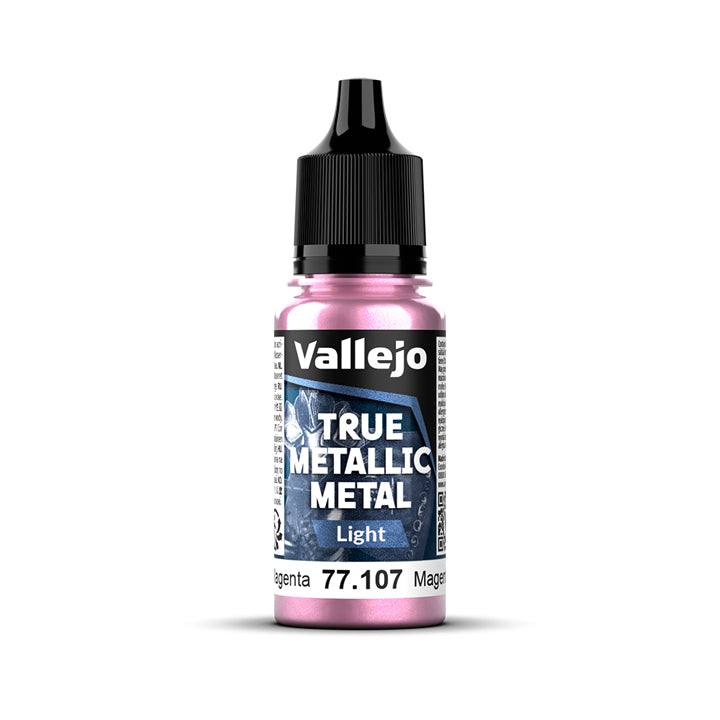 Vallejo - True Metallic Metal - Light - Magenta cramoisi - Réf : 77107