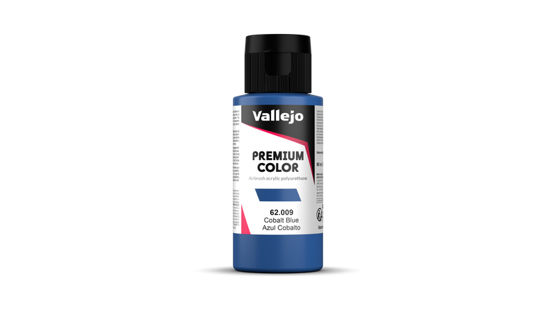 Vallejo - Premium Opaque - Cobalt Blue - Bleu Cobalt 60 ml - Réf : 62009