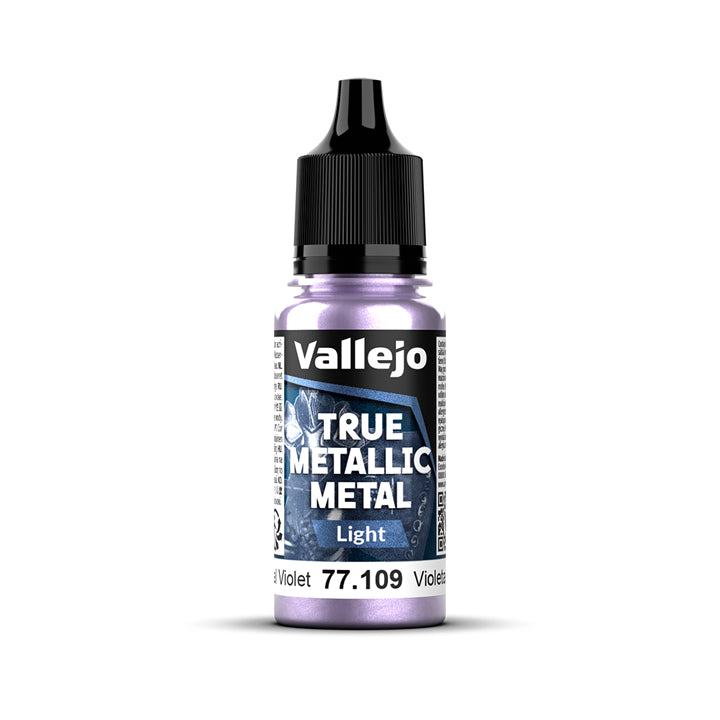 Vallejo - True Metallic Metal - Light - Violet céleste - Réf : 77109