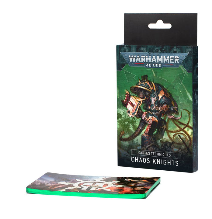 WH 40K - Chaos Knight - Cartes Techniques