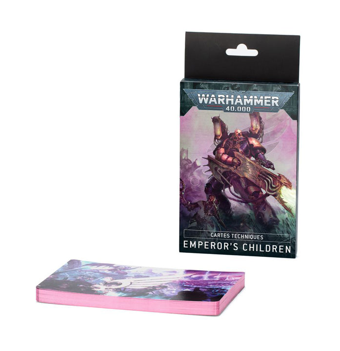 WH 40K - Emperor's Children - Cartes Technique
