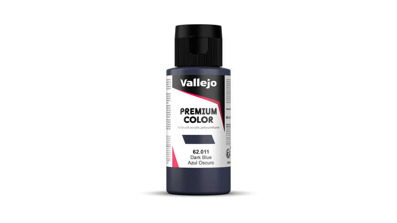 Vallejo - Premium Opaque - Dark Blue - Bleu Foncé 60 ml - Réf : 62011