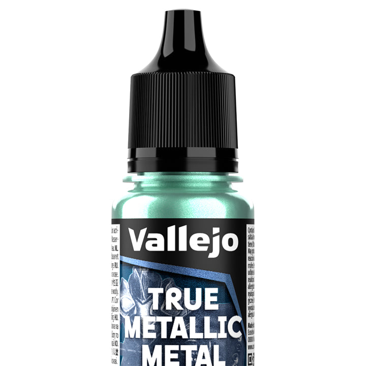 Vallejo - True Metallic Metal - Light - Vert scarabée - Réf : 77113