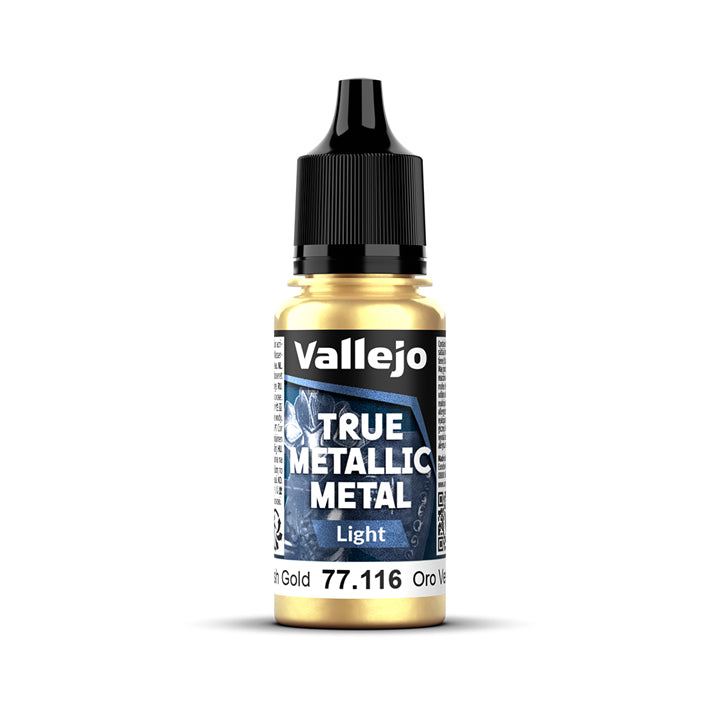Vallejo - True Metallic Metal - Light - Or vert - Réf : 77116