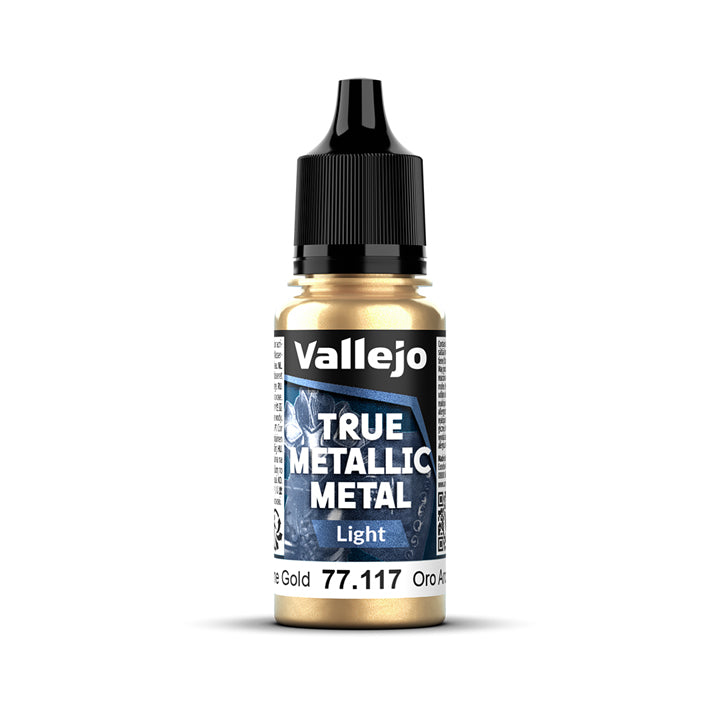 Vallejo - True Metallic Metal - Light - Or arcanique - Réf : 77117