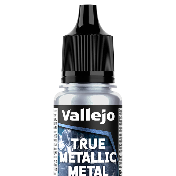 Vallejo - True Metallic Metal - Base - Argent sterling - Réf : 77121