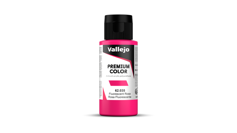 Vallejo - Premium Fluorescent - Rose Fluo - Rose Fluo 60 ml - Réf : 62035