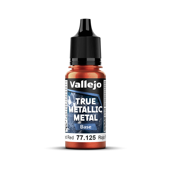 Vallejo - True Metallic Metal - Base - Rouge forgé - Réf : 77125