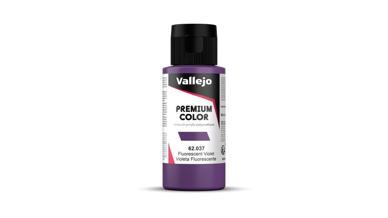 Vallejo - Premium Fluorescent - Violet Fluo - Violet Fluo 60 ml - Réf : 62037
