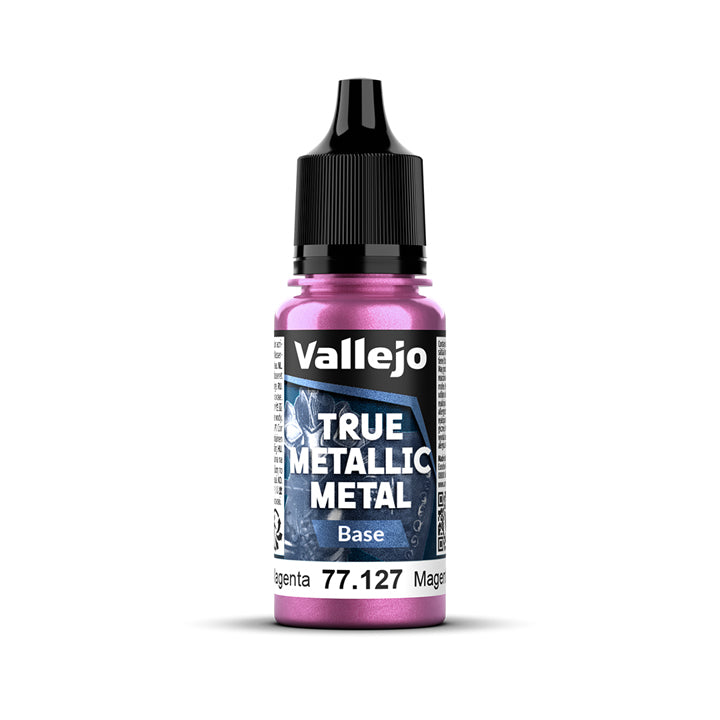 Vallejo - True Metallic Metal - Base - Magenta cramoisi - Réf : 77127