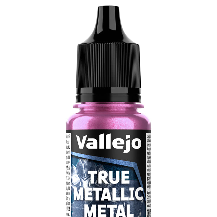 Vallejo - True Metallic Metal - Base - Magenta cramoisi - Réf : 77127