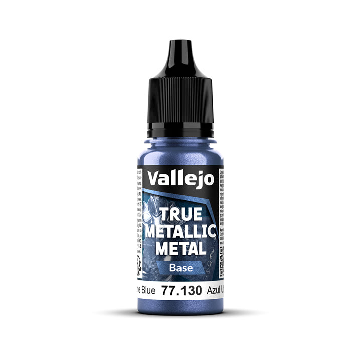 Vallejo - True Metallic Metal - Base - Bleu outremer - Réf : 77130