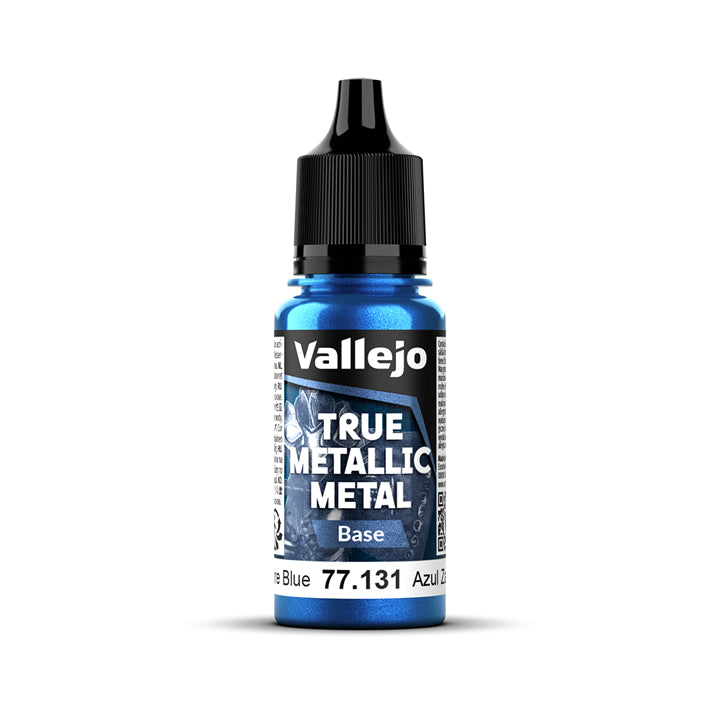 Vallejo - True Metallic Metal - Base - Bleu saphir - Réf : 77131