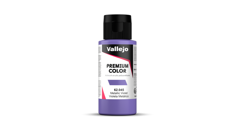 Vallejo - Premium Pearl & Metallics - Metallic Violet - Violet Métallique 60 ml - Réf : 62045