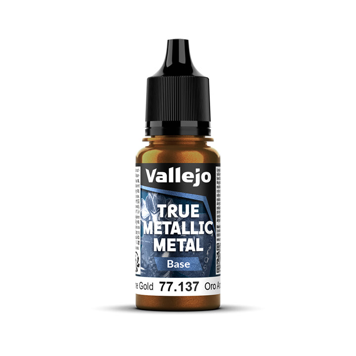 Vallejo - True Metallic Metal - Base - Or arcanique - Réf : 77137