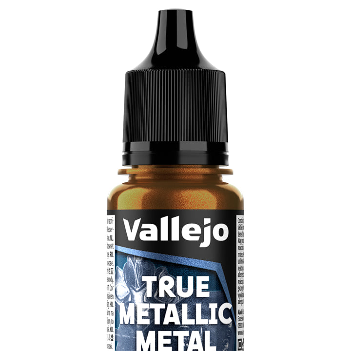 Vallejo - True Metallic Metal - Base - Or arcanique - Réf : 77137
