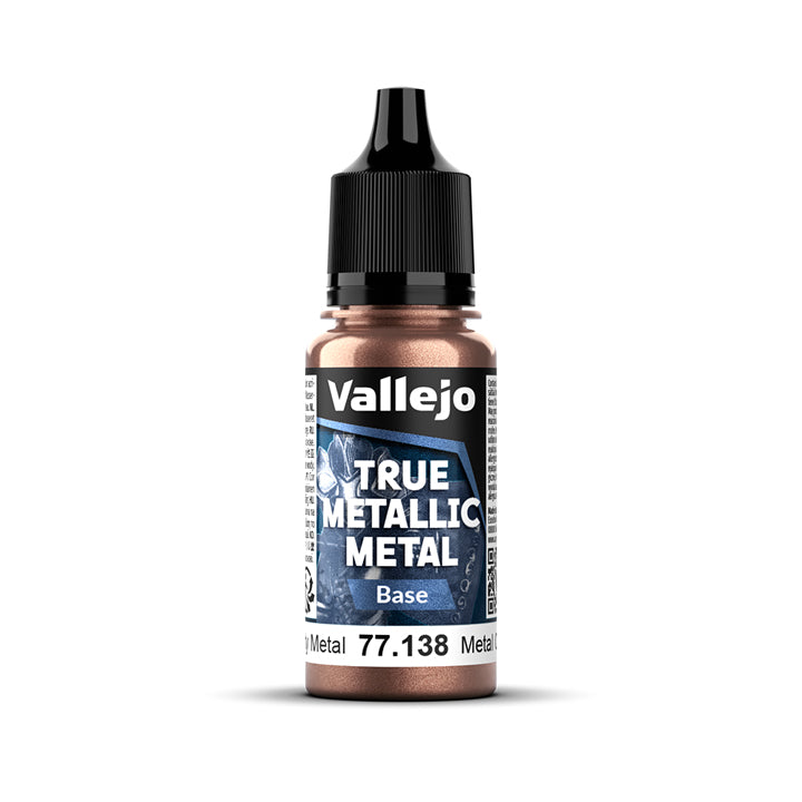Vallejo - True Metallic Metal - Base - Métal oxydé - Réf : 77138