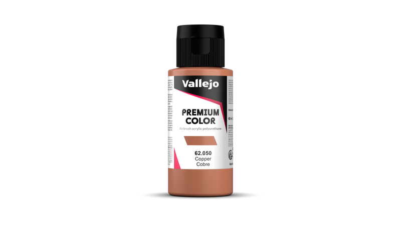 Vallejo - Premium Pearl & Metallics - Copper - Cuivre 60 ml - Réf : 62050