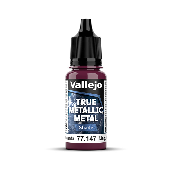 Vallejo - True Metallic Metal - Shade - Magenta cramoisi - Réf : 77147