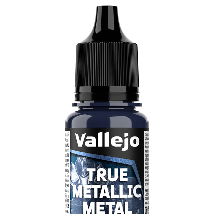 Vallejo - True Metallic Metal - Shade - Bleu saphir - Réf : 77151