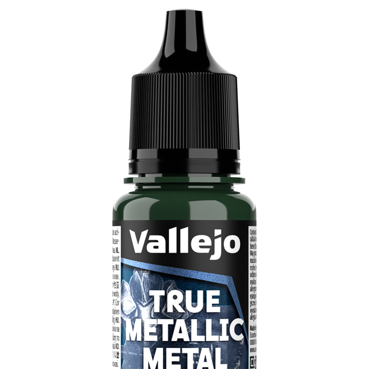 Vallejo - True Metallic Metal - Shade - Vert scarabée - Réf : 77153