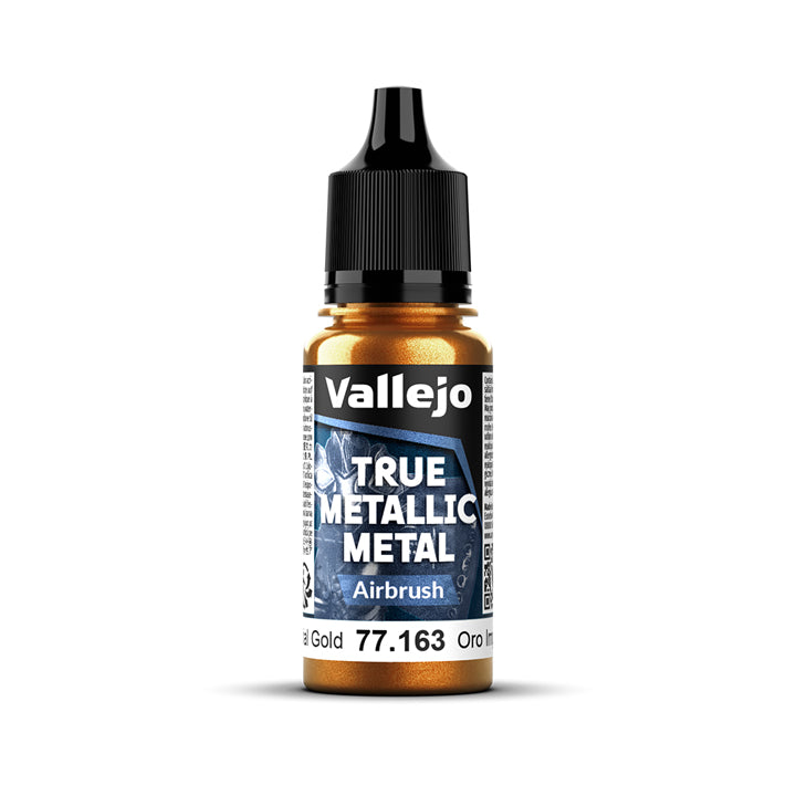 Vallejo - True Metallic Metal - Airbrush - Or impérial - Réf : 77163