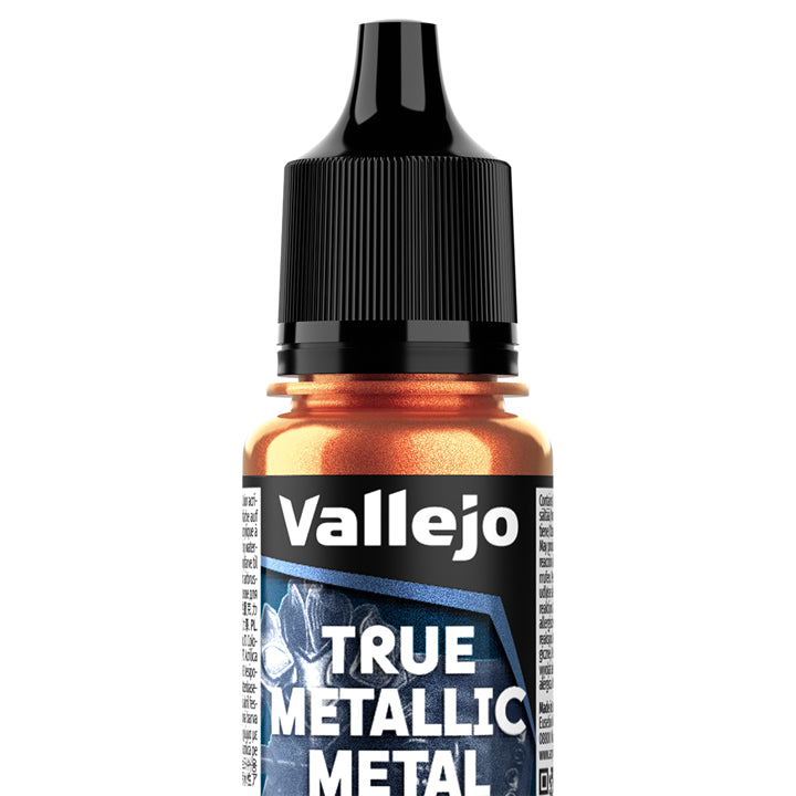 Vallejo - True Metallic Metal - Airbrush - Rouge forgé - Réf : 77165