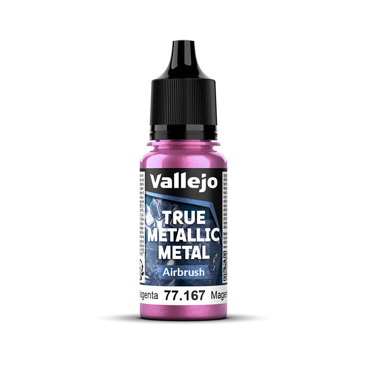 Vallejo - True Metallic Metal - Airbrush - Magenta cramoisi - Réf : 77167