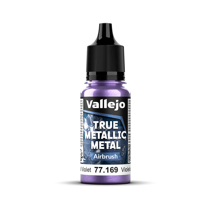 Vallejo - True Metallic Metal - Airbrush - Violet céleste - Réf : 77169
