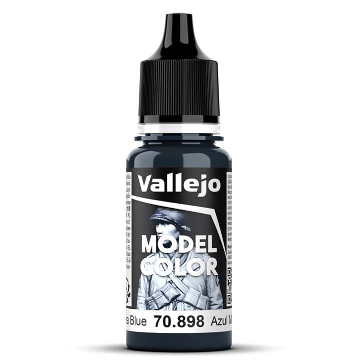 Vallejo - Bleu Marine Foncé - FS 35042 - RAL 5004 - Réf : 70898