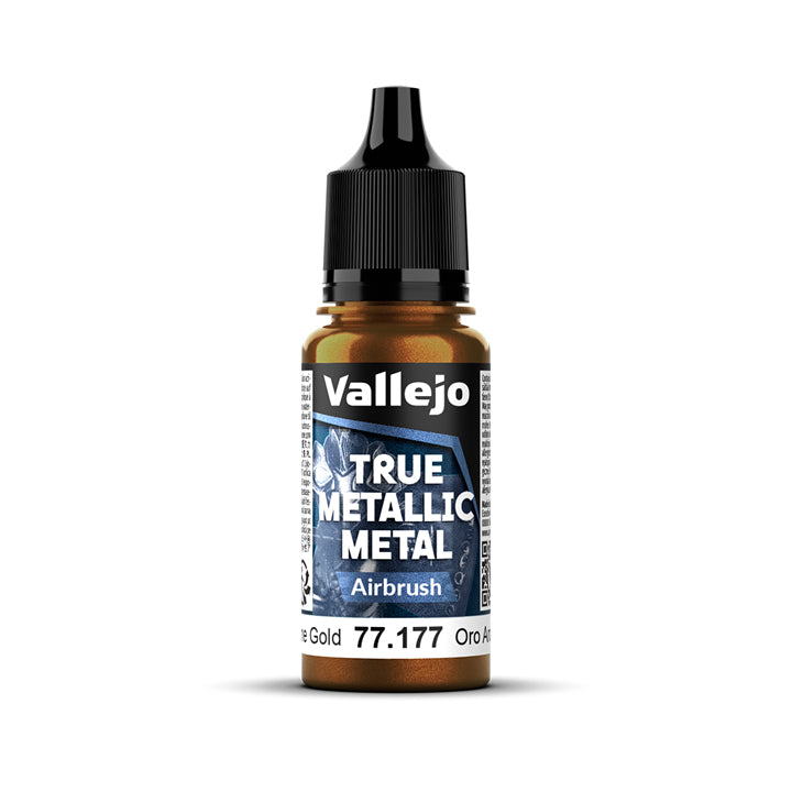 Vallejo - True Metallic Metal - Airbrush - Or arcanique - Réf : 77177
