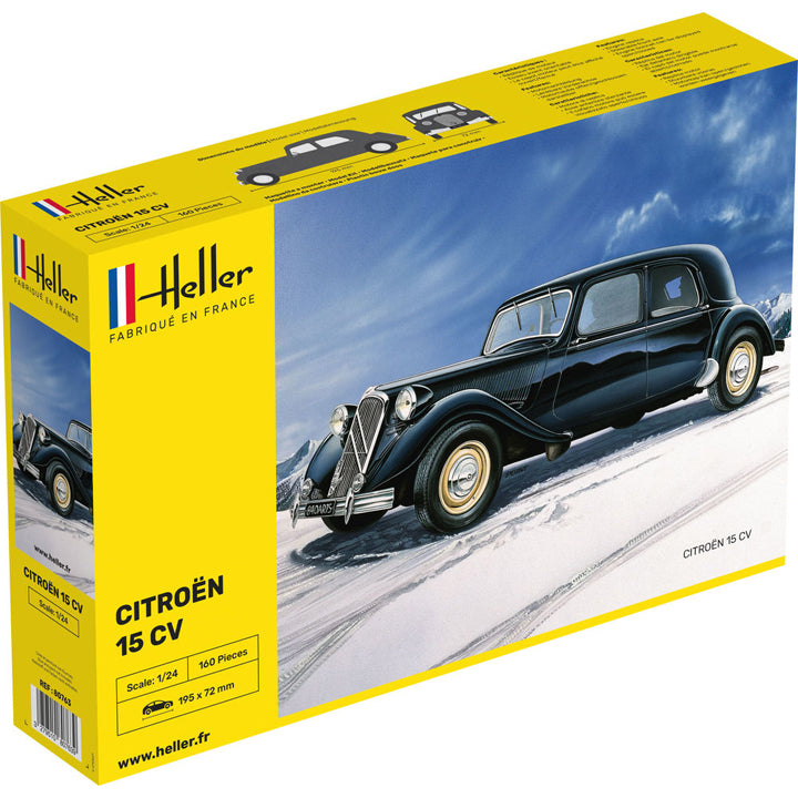 Heller - Citroen 15 cv - Réf 80763 - 1/24