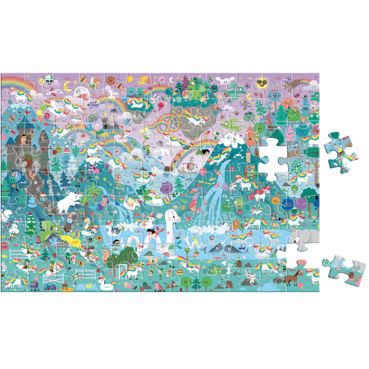 Puzzle cherche et trouve : Licornes