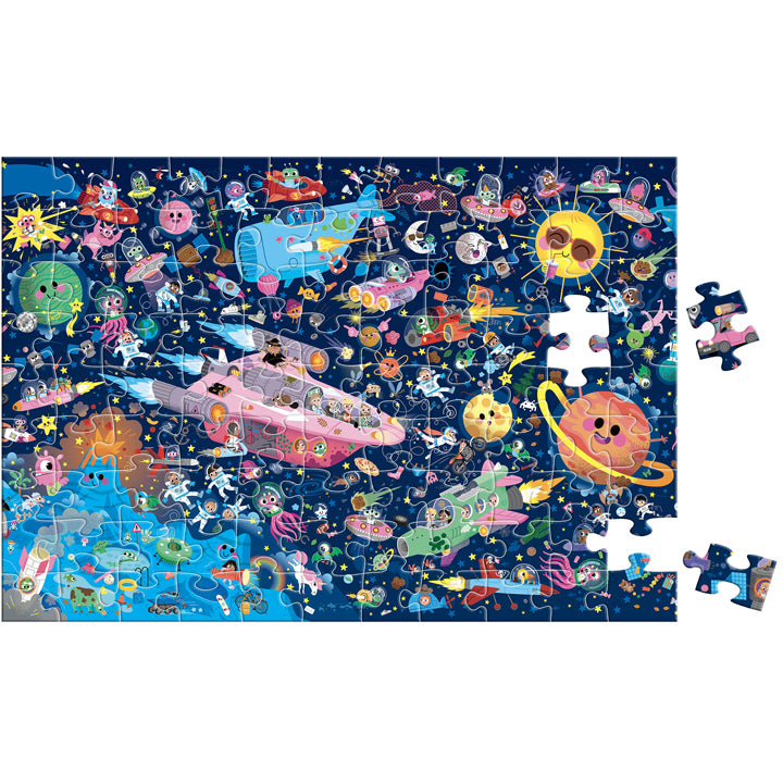 Puzzle cherche et trouve : Dans l'espace