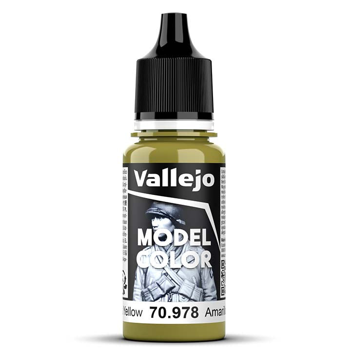 Vallejo - Jaune Camouflage - FS 33440 - RAL 1027 - Réf : 70978