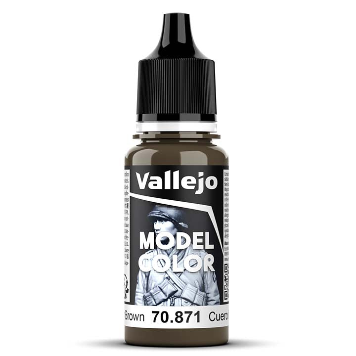 Vallejo - Marron cuir foncé - FS 30051 - RAL 8027 - Réf : 70871