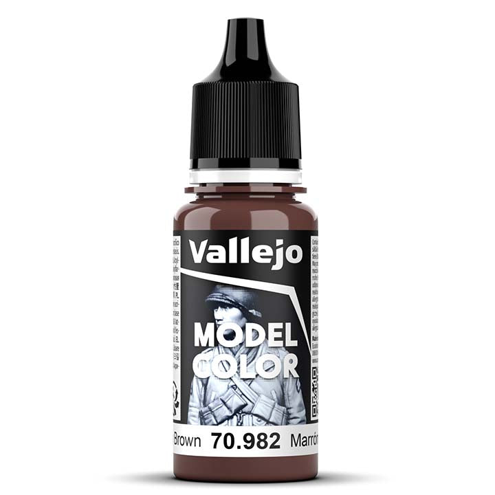 Vallejo - Marron Rouge - RAL 3009 - Cavalry Brown - Réf : 70982