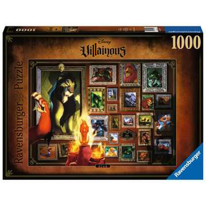 RAVENSBURGER - Puzzle -1000p : Villainous - Scar