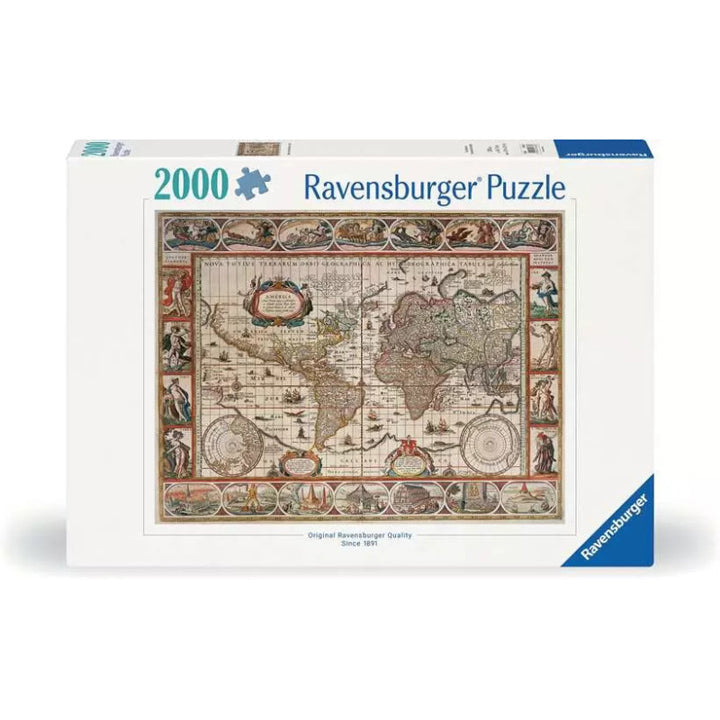 Mappemonde - Puzzle 2000p