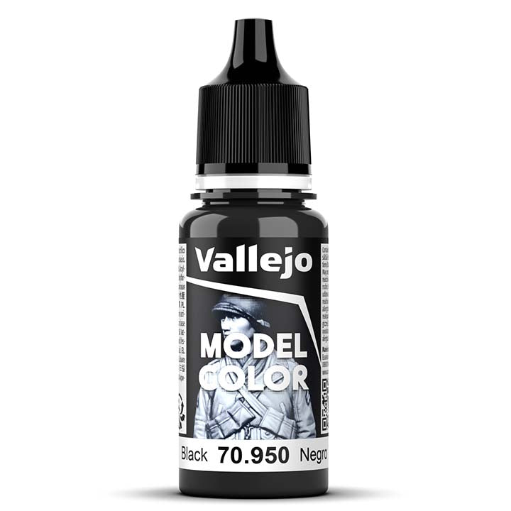 Vallejo - Noir - FS 37038 - RAL 9004 - Black - Réf : 70950