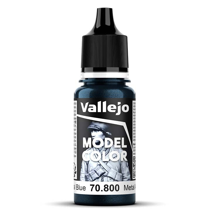 Vallejo - Gunmetal Bleu - Réf : 70800