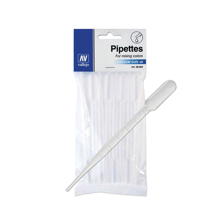 Pipettes Moyennes 3ml x8
