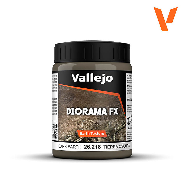 Vallejo - Diorama Fx - Dark Earth - Terre Sombre - 26218