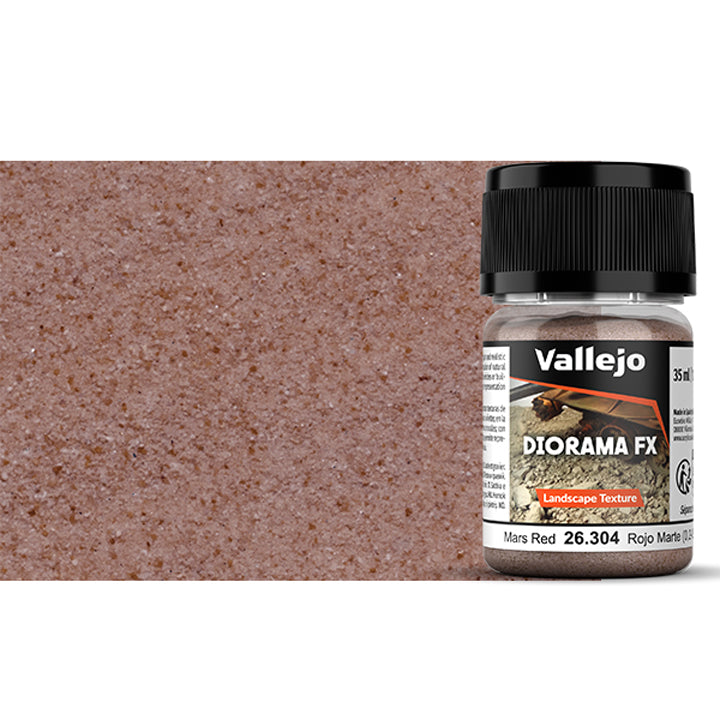Vallejo - Diorama Fx - Mars Red - Rouge Mars - 0,2-0,6mm - 35ml - 26304