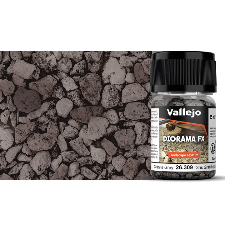 Vallejo FX - Gris Granite - 2 - 5 mm - 35 ml - Réf 26309
