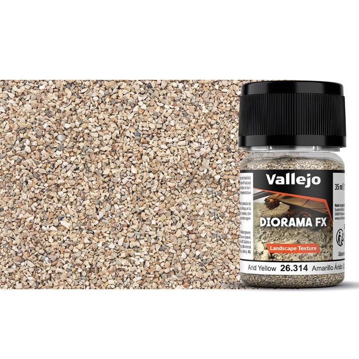 Vallejo FX - Jaune aride - 0.5 - 2 mm - 35 ml - Réf 26314